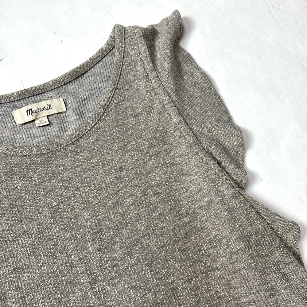 Madewell Metallic Ruffle Tank Top - Picture 8 of 13